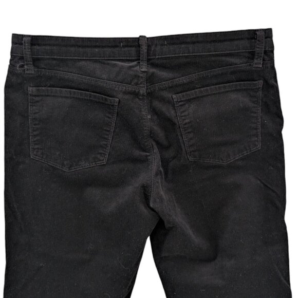 J BRAND Selena Bootcut Corduroy Pants Womens Black Modal Blend Size 32 - Picture 4 of 9